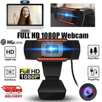 full hd 1080p computer webcam web camera cam digital video webcamera with cmos image for pc desktop laptop calling conference