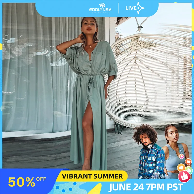 Сексуальная накидка на бикини белая длинная туника летнее пляжное платье