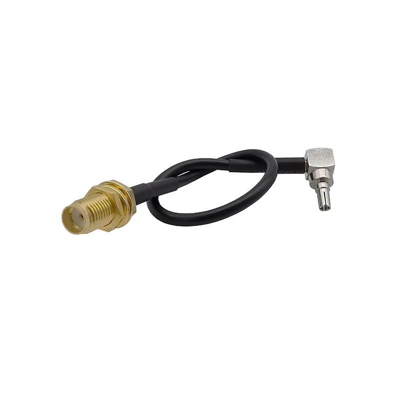 RF SMA мама К CRC9 ОТРЕЗОК кабеля перегородка переключатель штекер прямоугольный