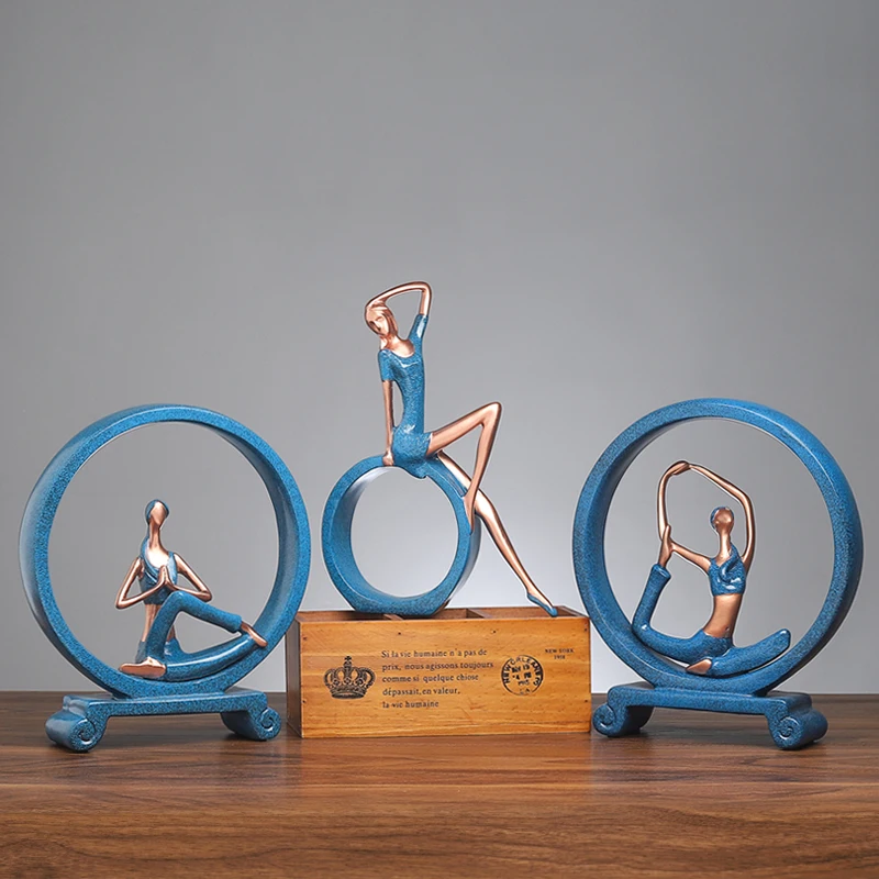 Скандинавский декор для гостиной крыльца дома телевизора винного шкафа фигурка