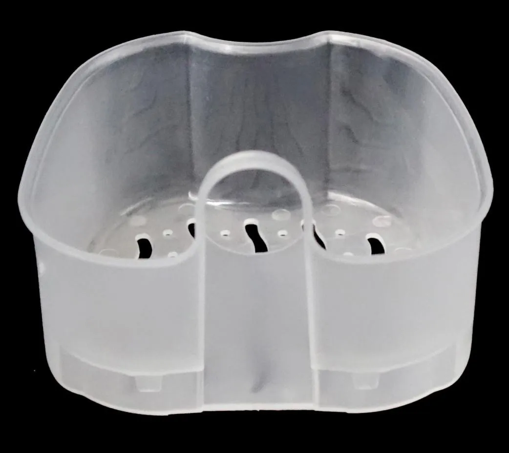 Denture Bath Box Case Dental False Teeth Storage with Hanging Net Container | Дом и сад