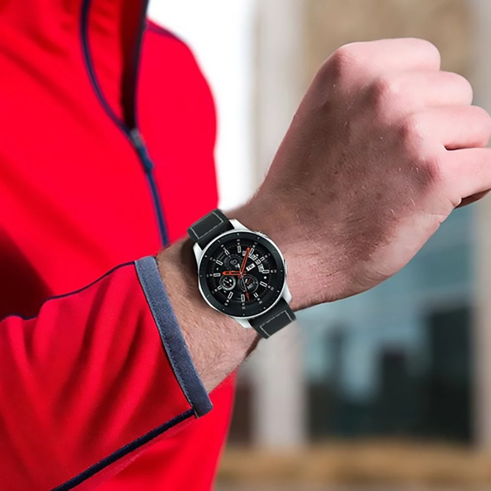 Для Samsung Galaxy Watch 46 мм активные ремешки для Gear S3 Frontier спортивные силиконовые часов