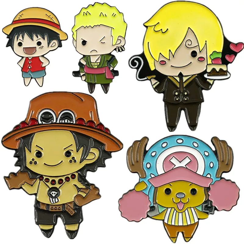 

Аниме Q Version ONE PIECE Monkey D. Металлические аксессуары для косплея Luffy Trafalgar Law Tony Chopper