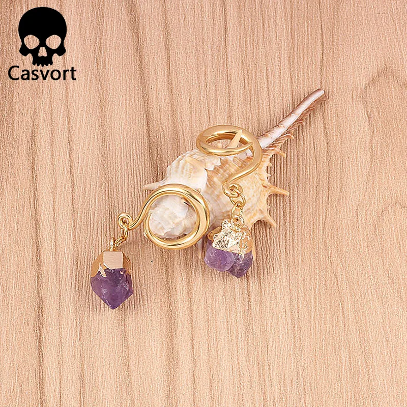 Casvort Новые Нерегулярные Серьги с драгоценными кристаллами висячие серьги крючок