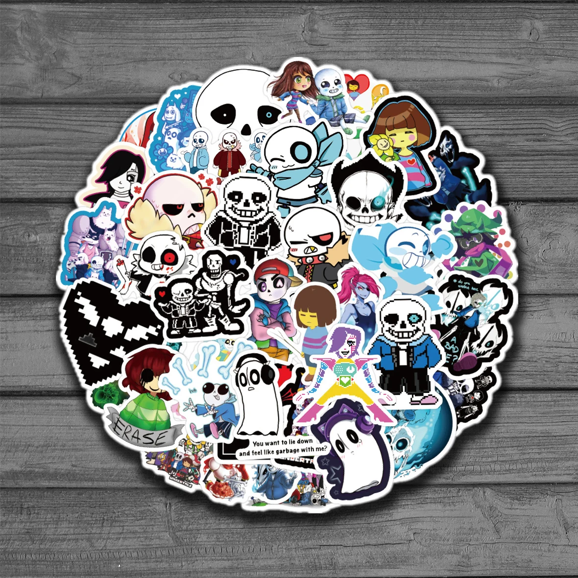 50 шт. Горячие игры Undertale граффити Стикеры s для Чемодан Ноутбук Граффити