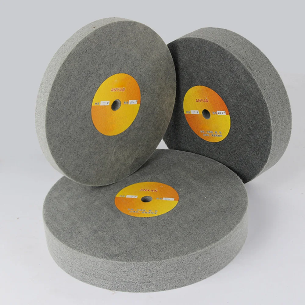 

Nylon Fiber Polishing Wheel Buffing Pad Grinding Abrasive Disc For Metal Wood Polishing Grey (150x25 5P)