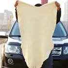 Полотенце для мытья автомобиля из натуральной замши, супервпитывающее, быстросохнущее