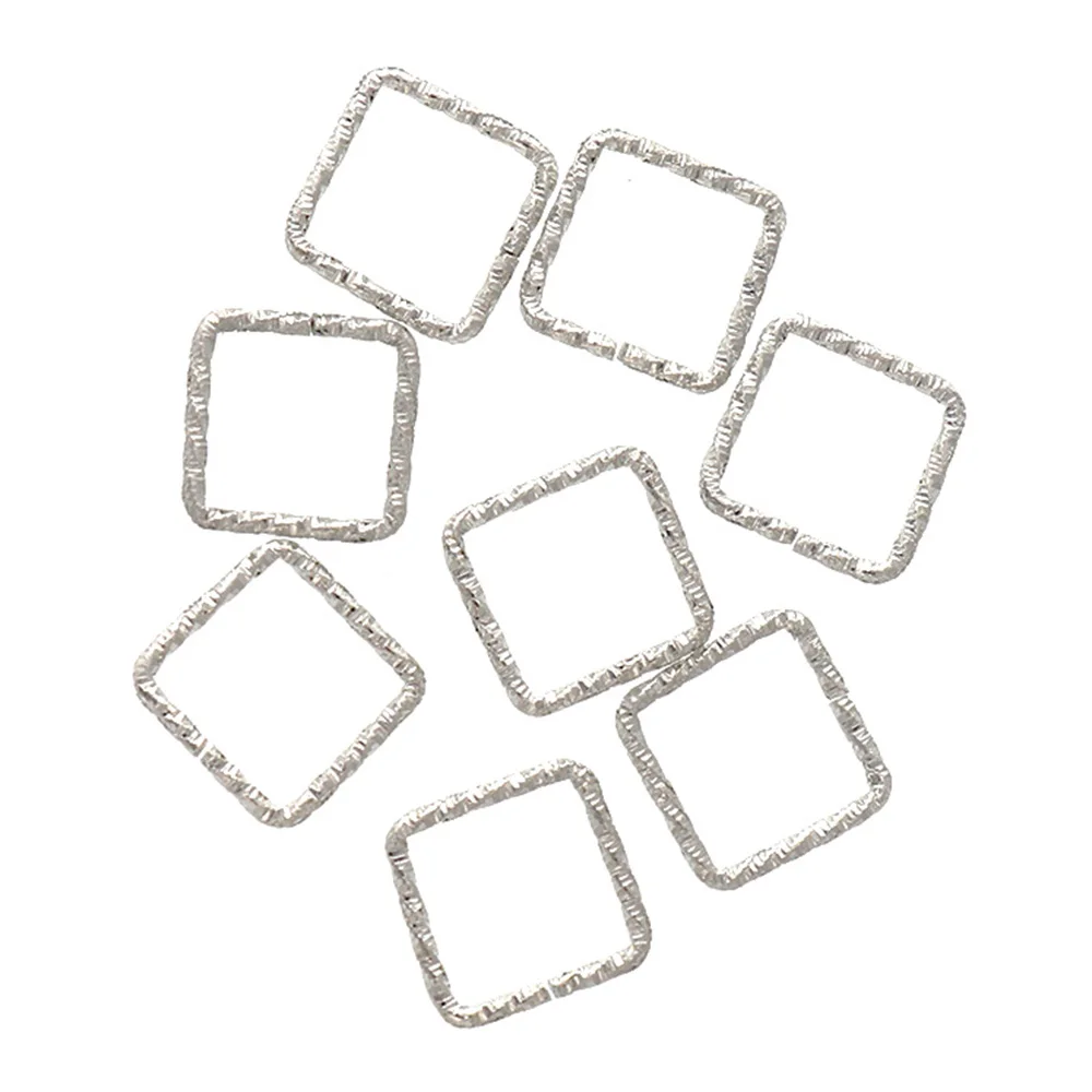 3 цвета 13/15 мм корейский стиль квадратные железные соединительные кольца модные