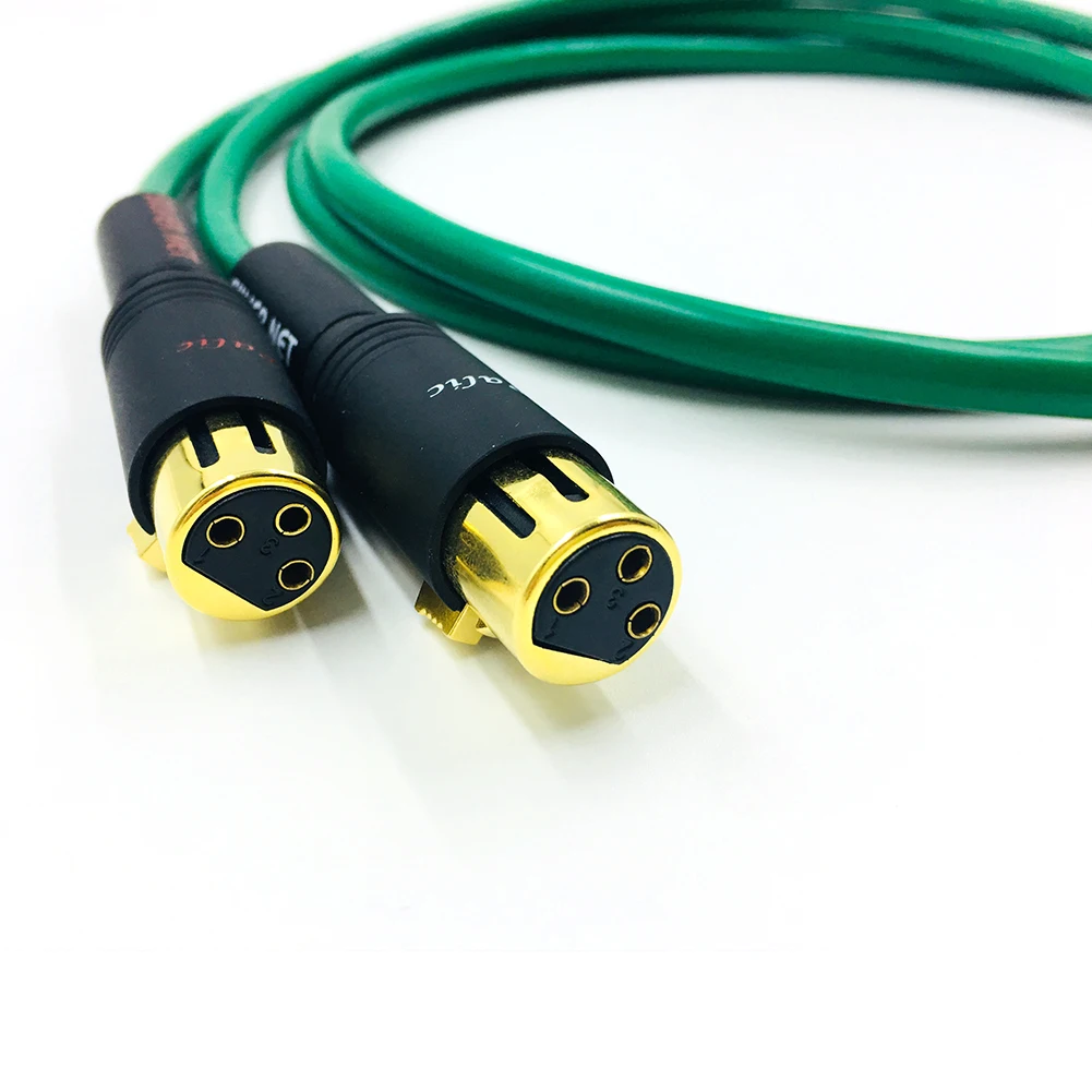 Colleimages Бесплатная доставка Hifi 2RCA штекер 2XLR Женский аудио кабель Hi end 5N OFC двойной XLR