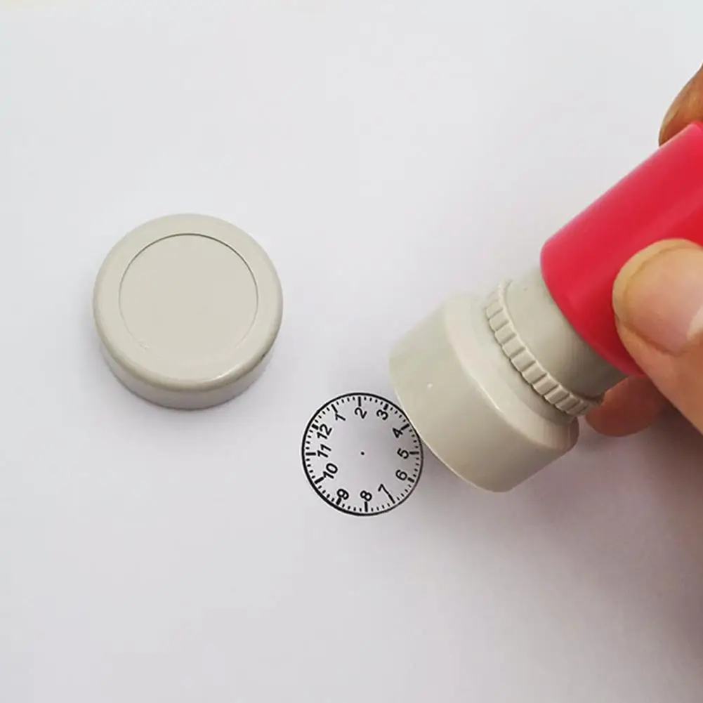 

Clock Stamp Teaching Tools Multiple Style Seal for Kids Learning the Watch Student Teaching Tools Seal Primary School Supplies