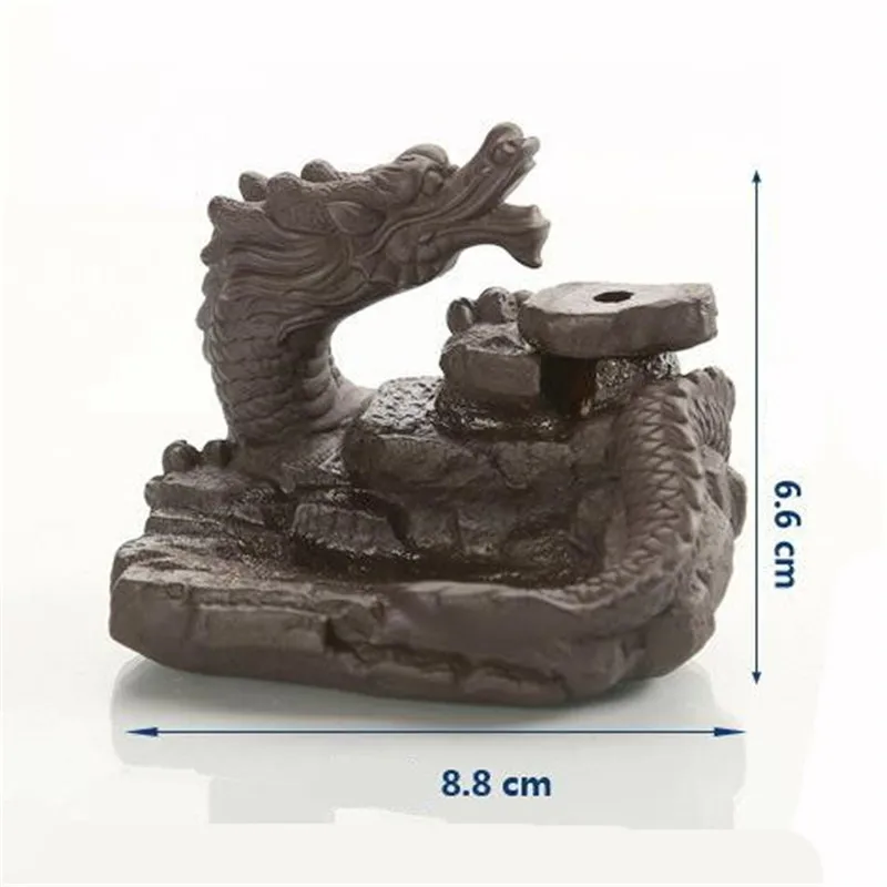 Ручная китайская горелка для благовоний с изображением дракона керамическая