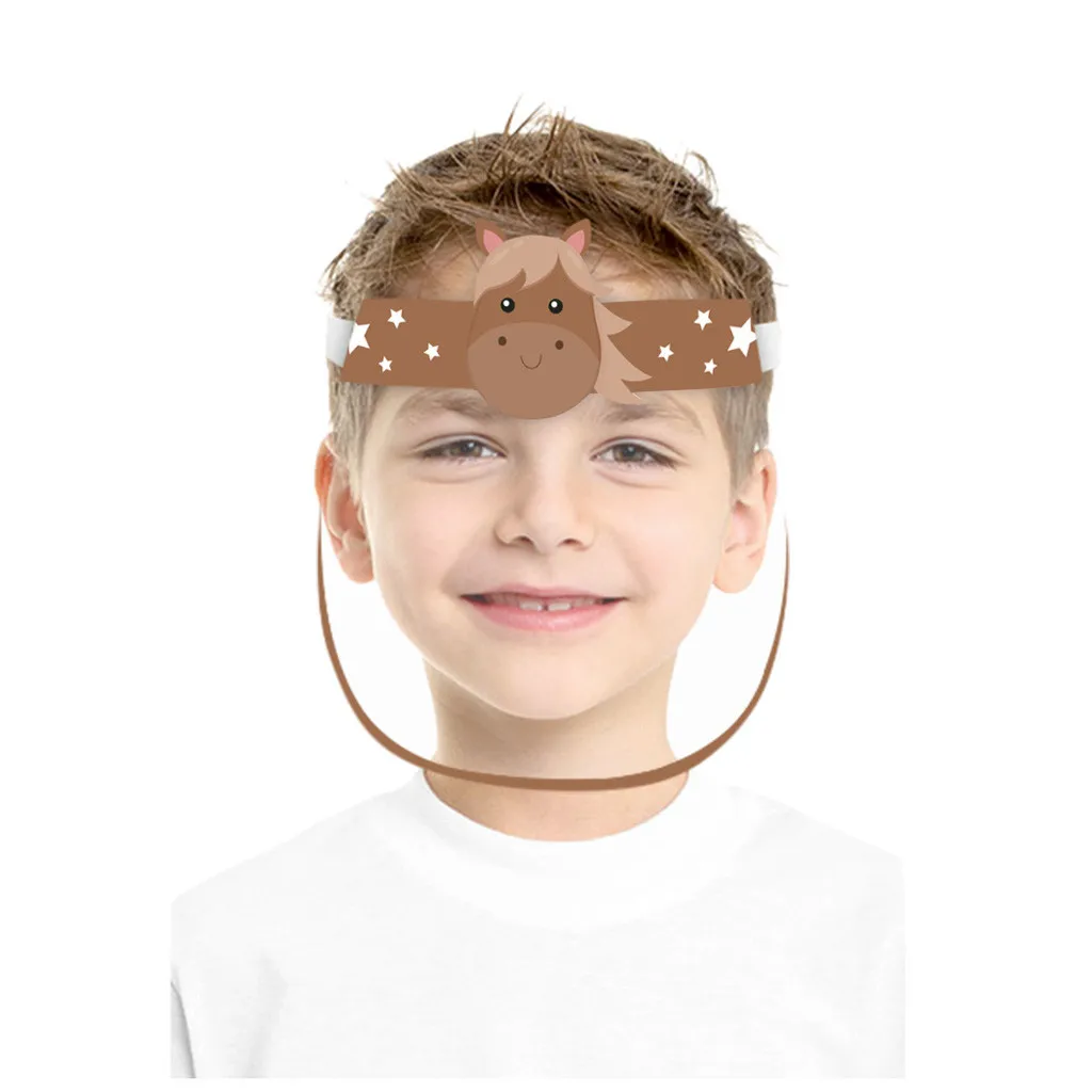 Детская Щит Дети анти капли козырек шапка ушанка уход за кожей лица защитный