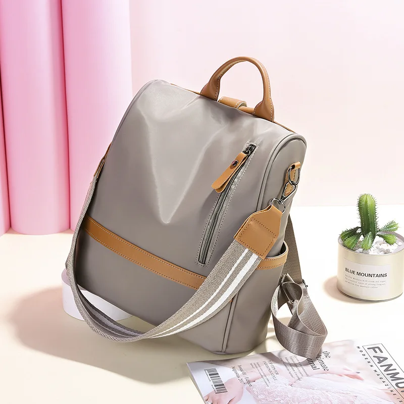 

Luxury Designer Women's Fashion Backpack 2021 New High Quality Oxford Cloth Bag Single Shoulder Cute Anti Theft Satchel