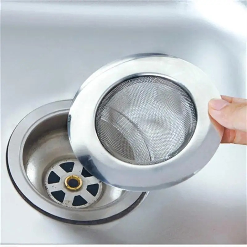 

Linsbaywu Stainless Steel Bathtub Hair Catcher Stopper Shower Drain Hole Filter Trap Kitchen Metal Sink Strainer He