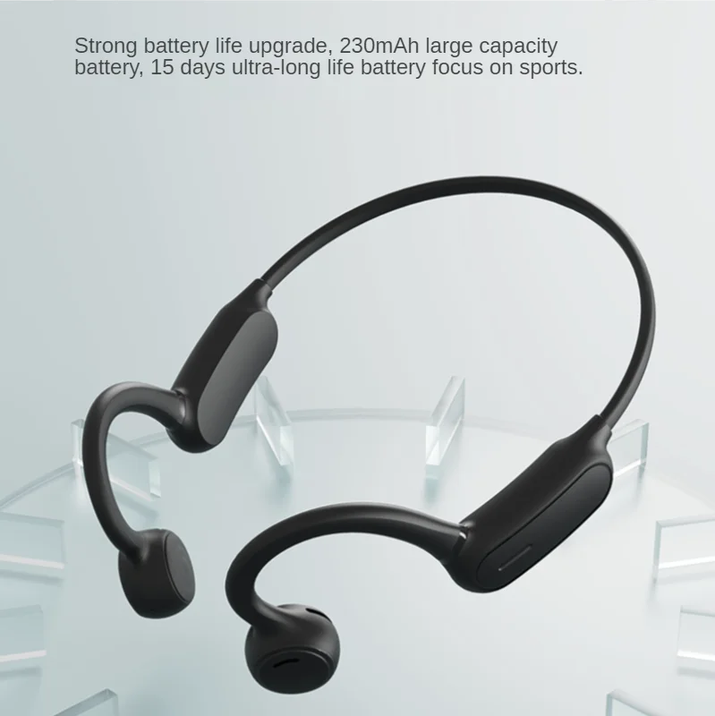 

5.0 Bluetooth earphones Wireless Waterproof Comfortable Wear Bone Conduction Principle Stereo HIFI headphones with microphone