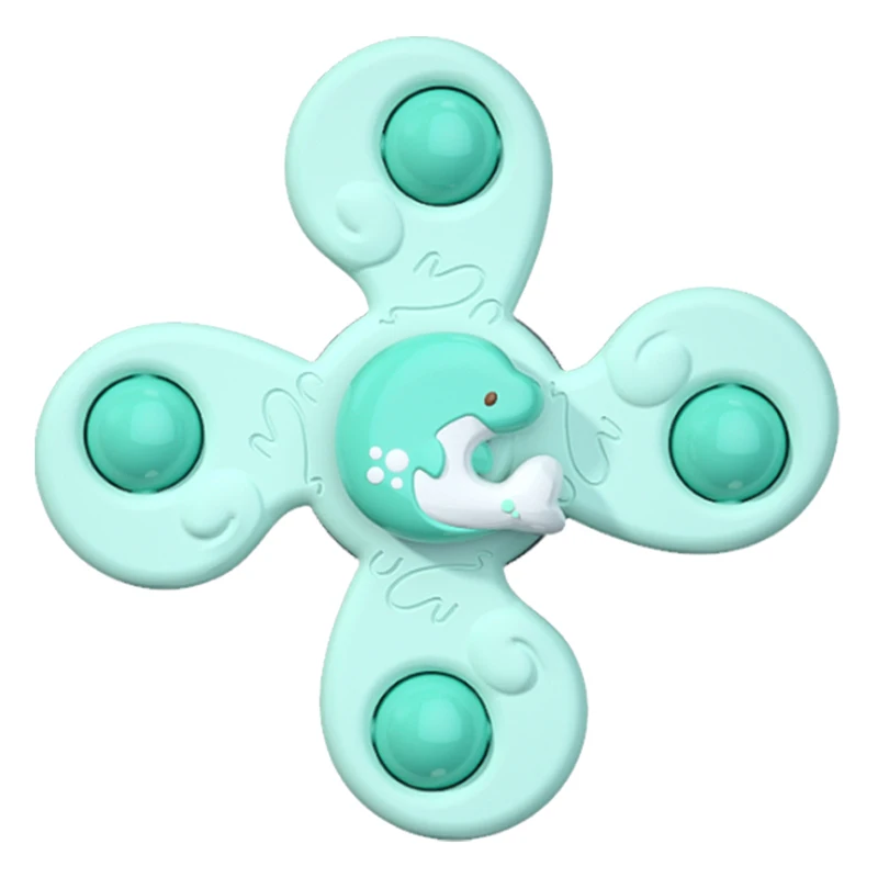 

Детские погремушки для душа, ванной комнаты, захватывающий гироскоп, животное на присоске, Спиннер Монтессори, сенсорные игрушки для новоро...