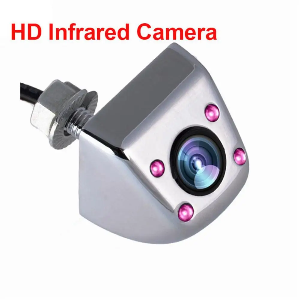 Автомобильная камера заднего вида 4 светодиодный Ночное Видение авто парковка