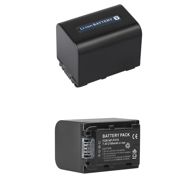 NP FV70 Камера Батарея для Sony FV50 FV30 HDR CX230 CX150E CX170 CX300 Z1 мА/ч. аккумулятор NPFV70 2100 мА/ч