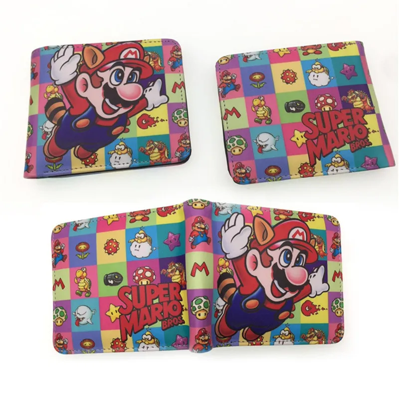 Мультяшный Супер Марио милый мультяшный кошелек комикс студенческий для детей