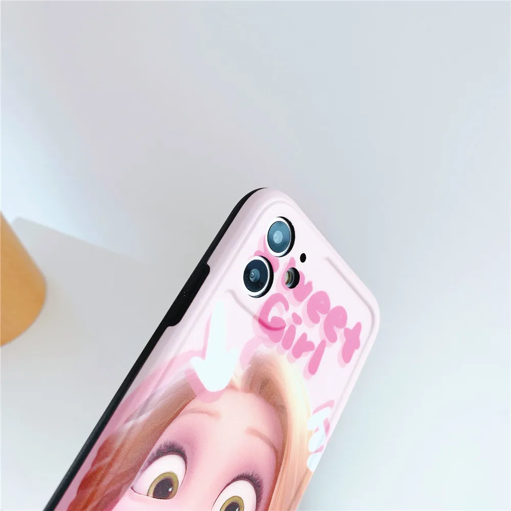 2LC милый чехол для телефона iphone11 11Pro Max X Xs Xr Xsmax мягкая крышка imd iphone7 7p 8 Plus Coque Защита