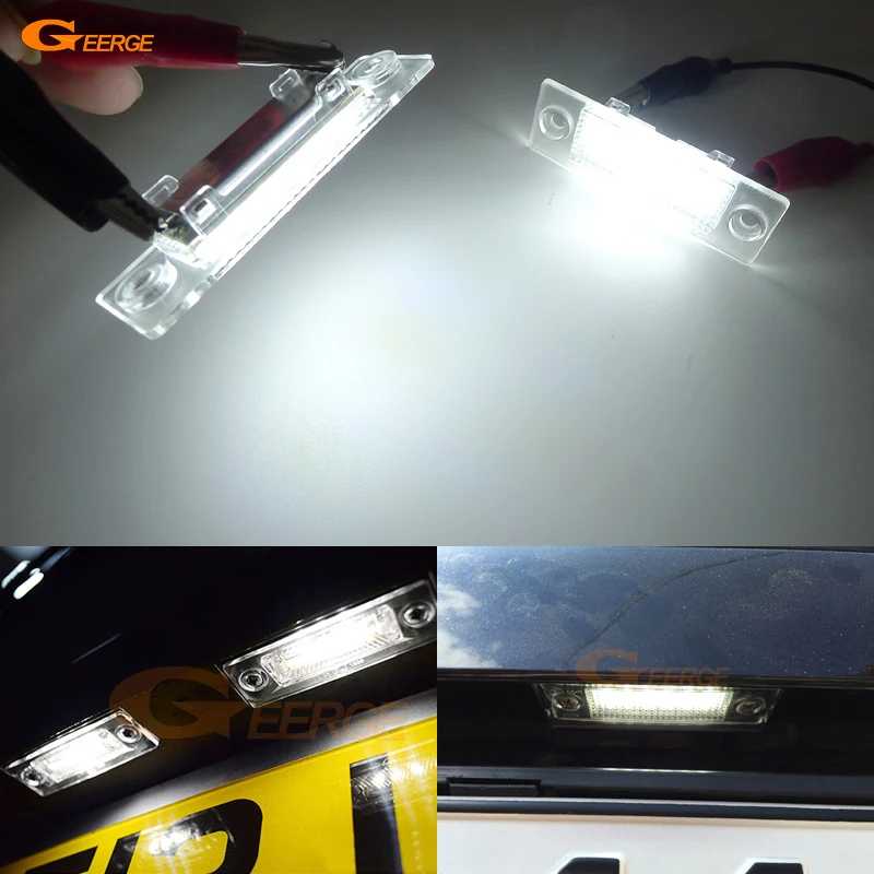 Для Volkswagen VW Touran 2003 2010 отличный ультра яркий Smd светодиодный светильник номерного