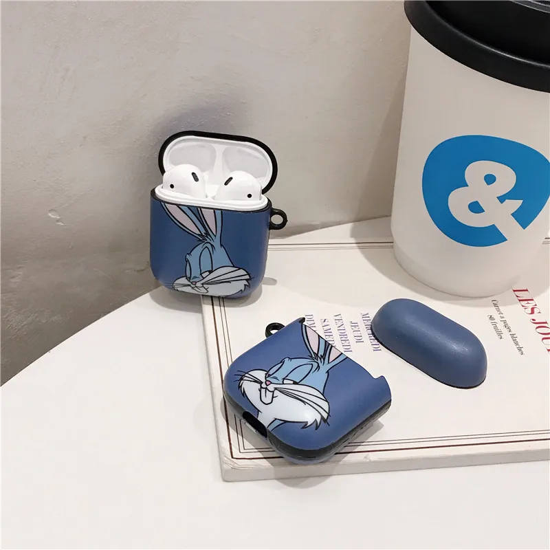 Чехол с кроликом из мультфильма для Apple Airpods чехол милый Bluetooth чехол для наушников для Air pods Pro чехол силиконовый чехол
