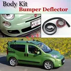 Дефлектор бампера для Fiat Fiorino  Qubo 2007  2015, передний спойлер, юбка для TopGear, тюнинг автомобиля, обвес, полоска