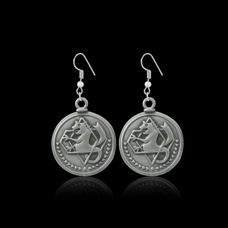 

Fullmetal Alchemist Drop Earrings for Women Man Anime Jewelry Gift Bijoux Dangle Hanging Earrings Accessories 2021 Trend