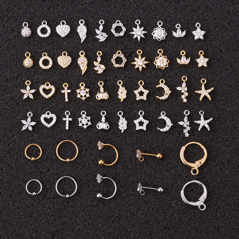 Продаем наборы для ухода за кожей 1 шт Cz подвеска серьги обруч Надеваемые На ушной