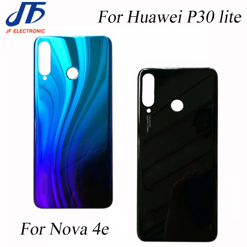 10 шт. новый корпус OEM для Huawei P30 Lite PRO задняя крышка батарейного отсека стеклянная
