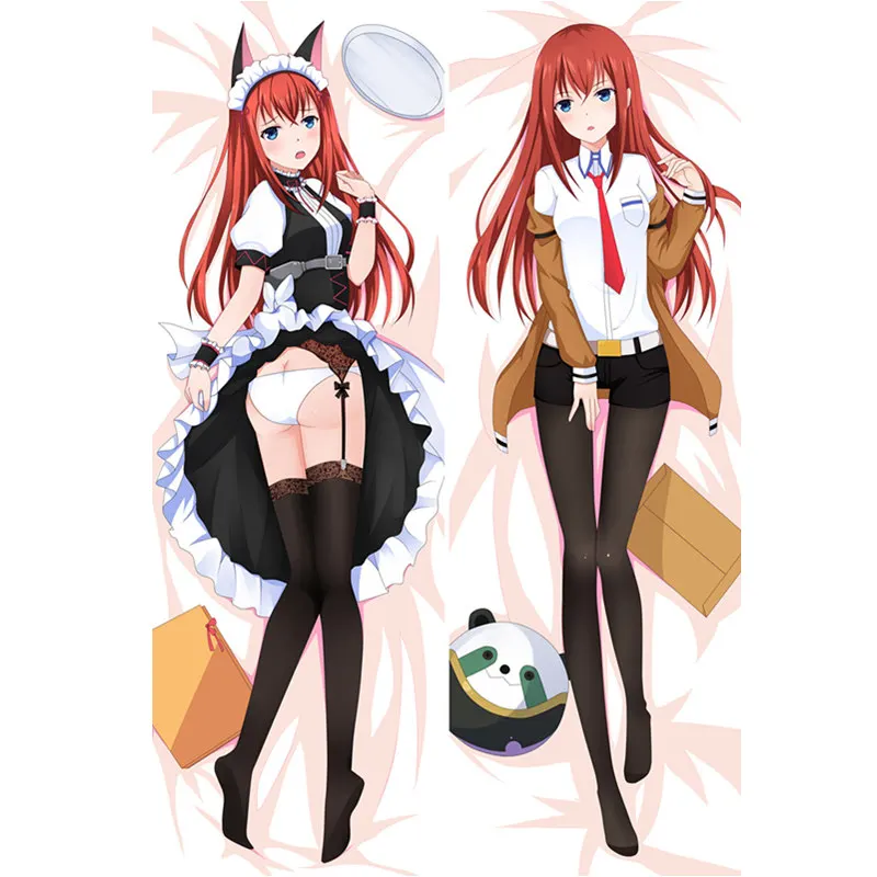 ; аниме «steins Gate, накидка для подушки, дело Dakimakura сексуальная девушка 3D двухсторонняя постельное белье облегающие наволочки для подушек по индивидуальному заказу SG01A