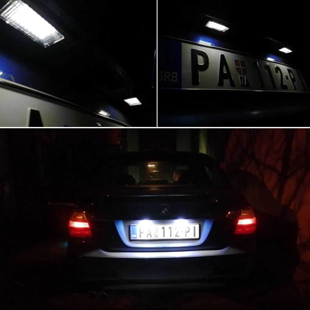 2 шт. для BMW X5 E53 99 06 X3 E83 03 10 DXY88 светодиодный номерной знак автомобиля лампа