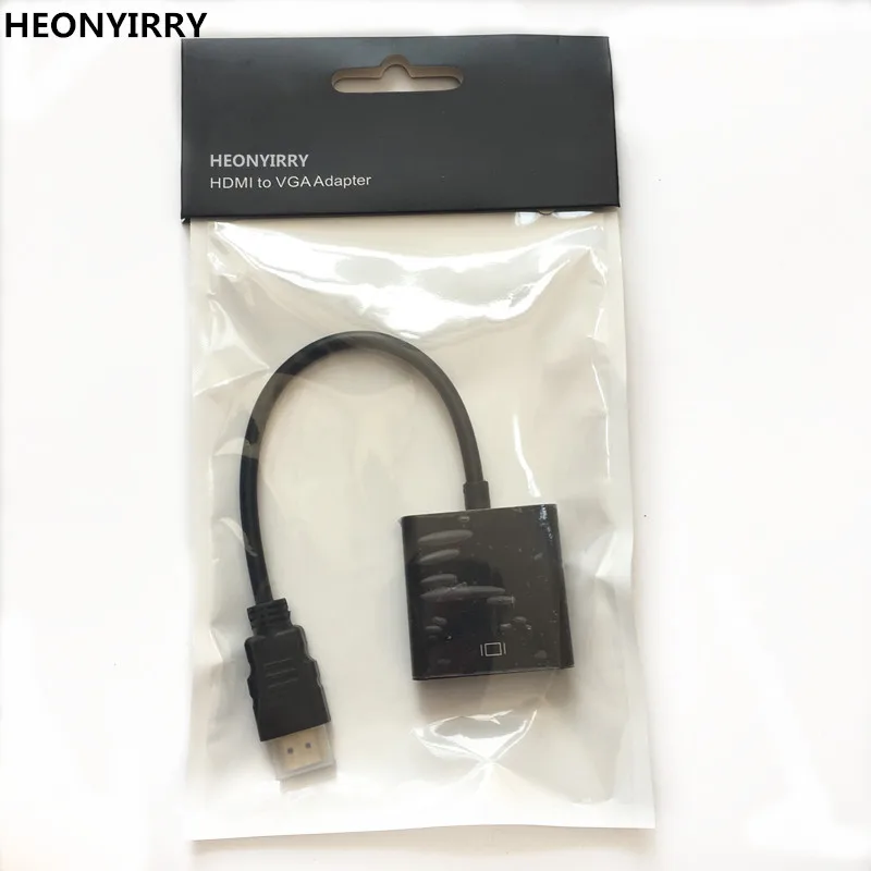 HDMI к VGA кабель адаптер Hdmi переключатель цифро аналоговый преобразователь папа