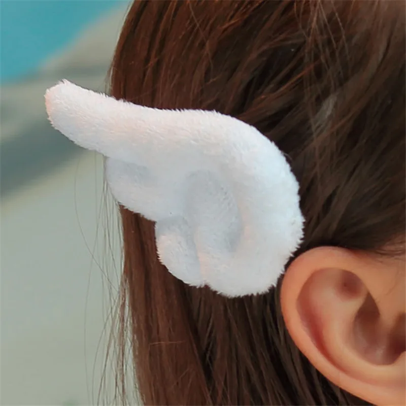 

Anime Card Captor Sakura KINOMOTO SAKURA Cosplay Headgear Hair Clip Props Women Kawaii Cartoon Plush Clothing Accessories