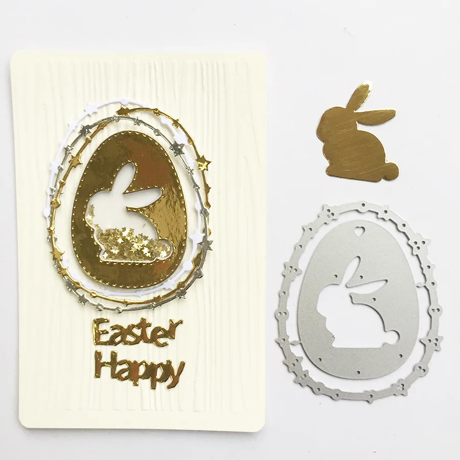 Пасхальные пресс формы яйца кролик Сделай Сам Скрапбукинг тиснение