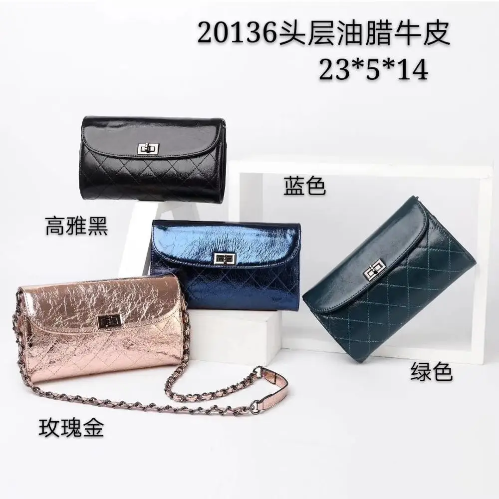 

free shipping 2020 the new style fashion and color genuine cow leather women one shoulder bag crossbody bag 4 color
