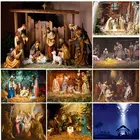 Сцена свет фон для фотосъемки с изображением с христианскими текстами и рождения фото для рождественской вечеринки фотостудия Декор баннер опора