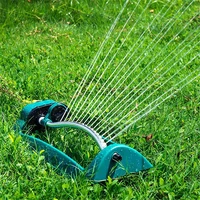 15 holes adjustable alloy watering sprinkler cooling sprayer oscillating oscillator lawn garden yard irrigation system