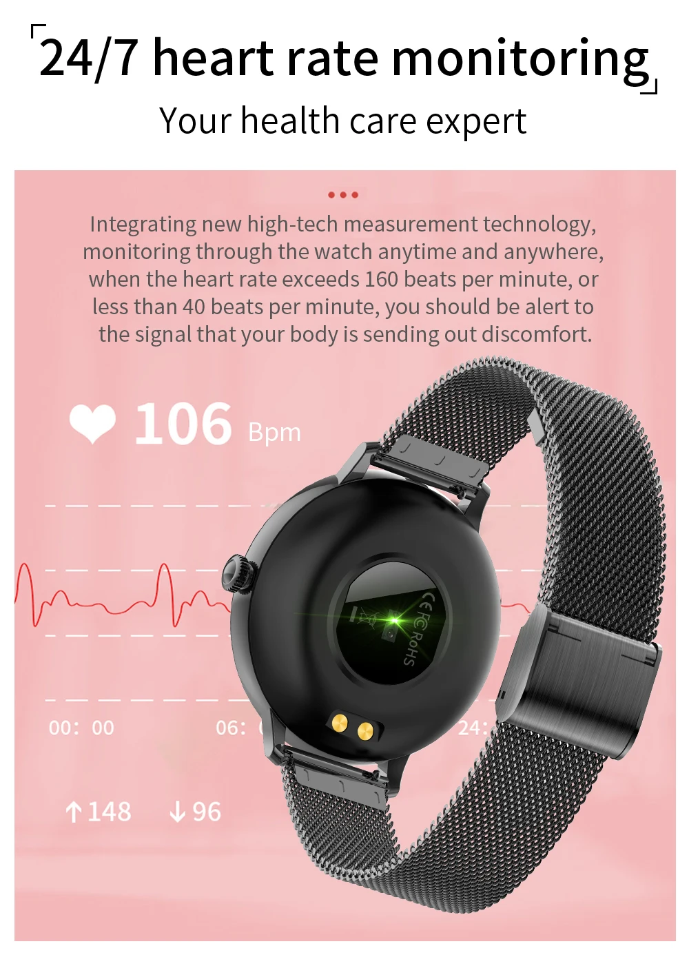 sanlepus 2021 new fashion womens smart watch luxurious smartwatch for android apple christmas gift for wife girlfriend lover free global shipping