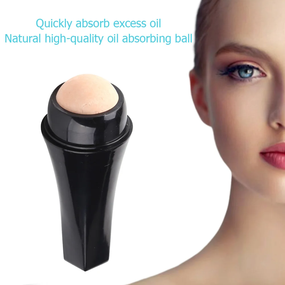

Face Oil Absorbing Roller Volcanic Stone Reusable Blemish Remover Summer T-Zone Home Facial Skin Care Supplies Tool
