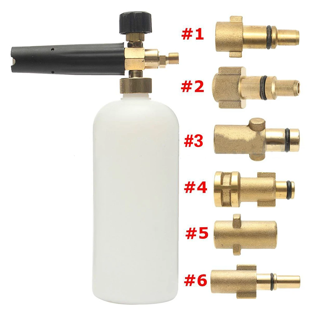 Пенная насадка для автомойки профессиональный пеногенератор быстросъемная 1/4