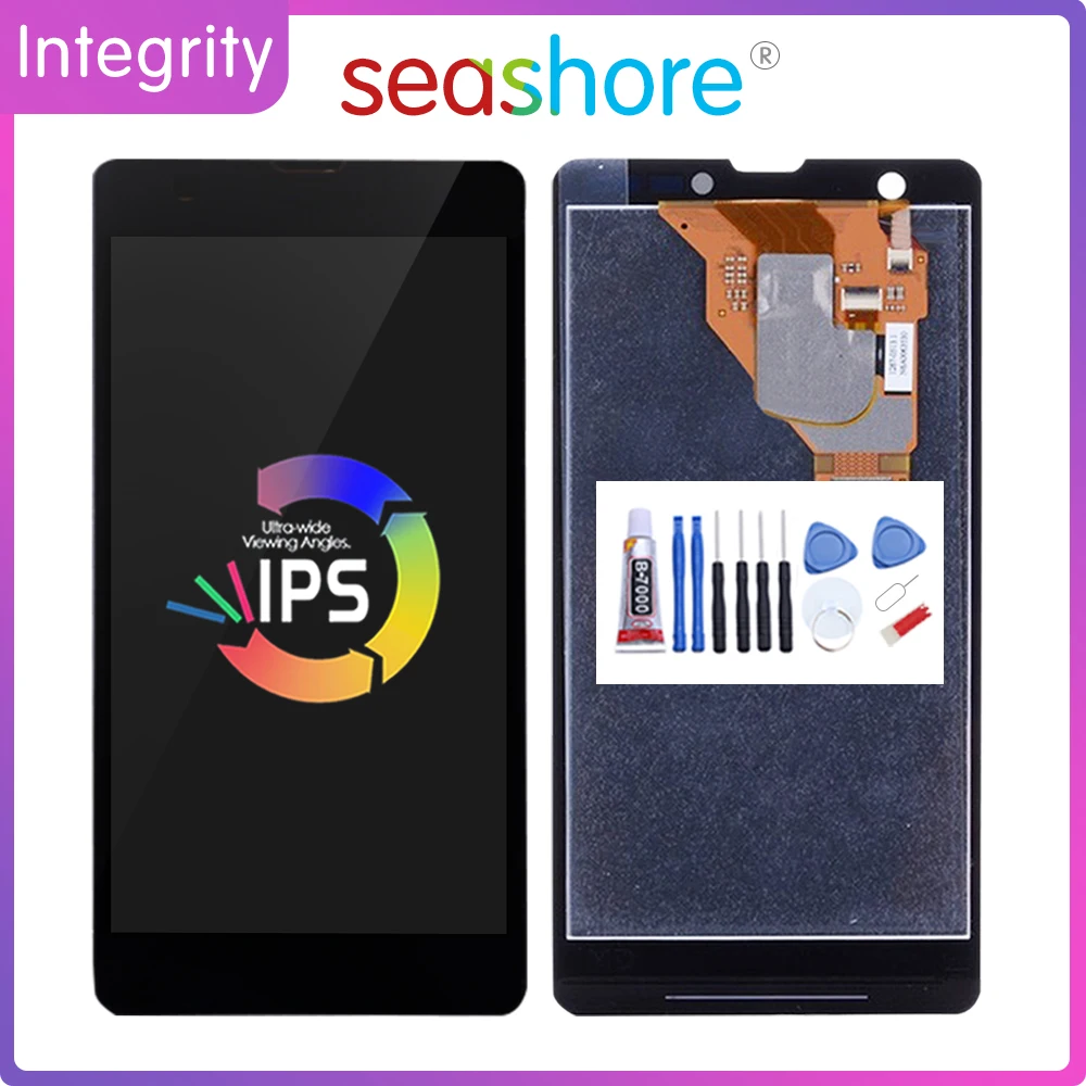4 55 &quotОригинальный сенсорный ЖК экран для SONY Xperia ZR M36H дигитайзер в сборе Sony замена