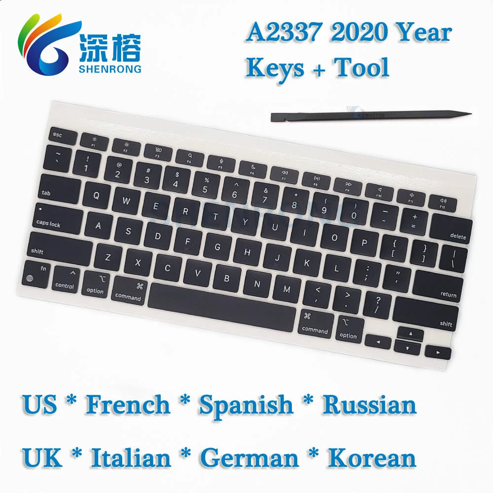 

Ноутбук A2337, клавиши AZERTY-клавиши, США * французский * русский * испанский... Для Macbook Air Retina 13 "M1 A2337 клавиатура 2020 EMC 3598