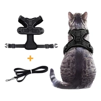 dog cat harness with leash adjustable vest harnesses for cats dogs pet supply for walking escape proof