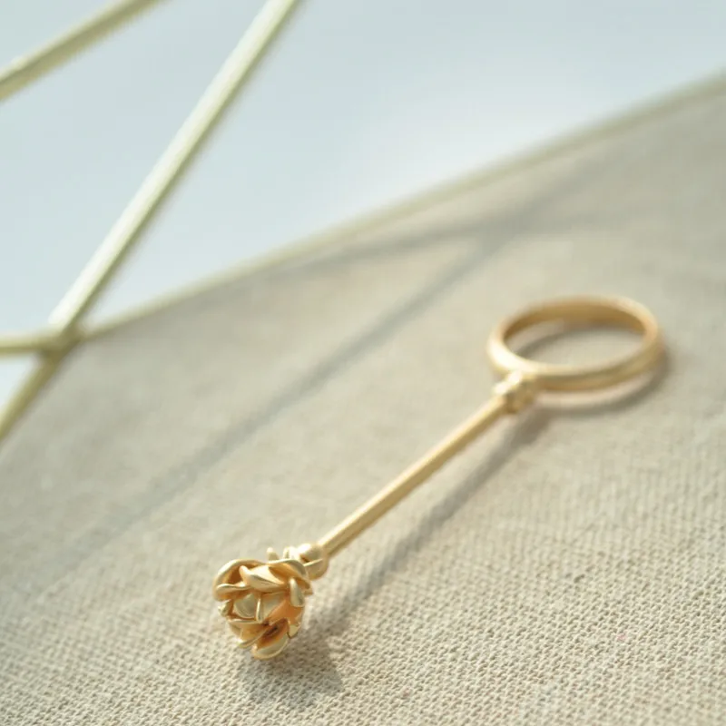 Розовое кольцо держатель для сигарет ручной работы портативная металлическая