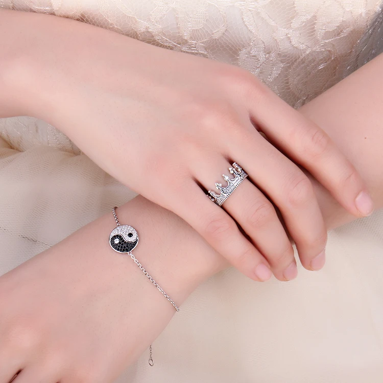 JewelryPalace Бесконечность Навсегда Любовь Цирконий Годовщина Обещание Кольцо Pure Стерлингового Серебра 925 Ювелирные Изделия Для Женщин Подарок