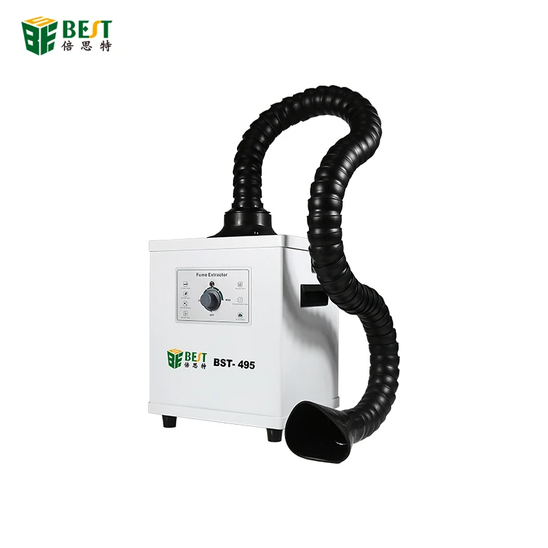 BST-495 110V/220V дыма очиститель ручка регулировки дымоуловитель пайки FES150 мини 150 Вт
