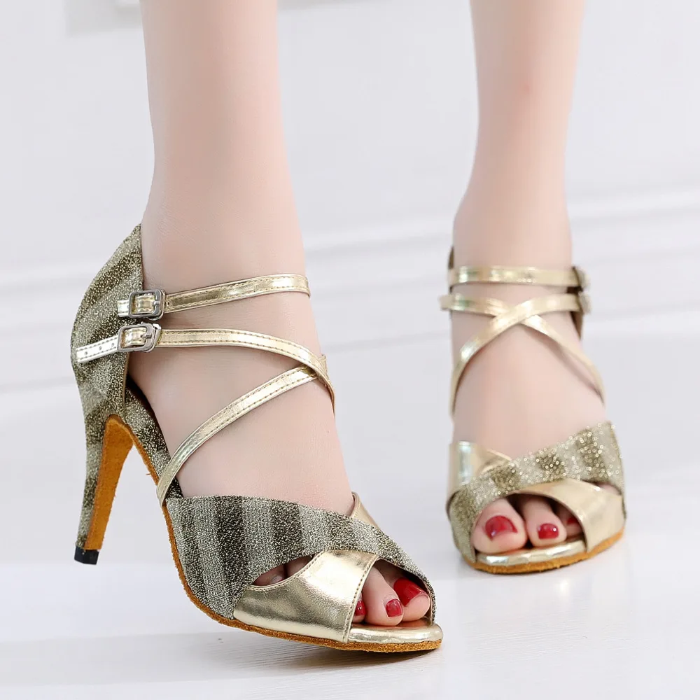 Женские туфли для латиноамериканских танцев квадратные бальных сальса джаза