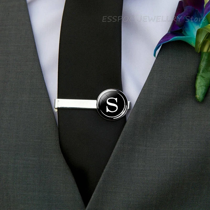 26 букв простой зажим для галстука мужской набор зажимов мужская бижутерия со