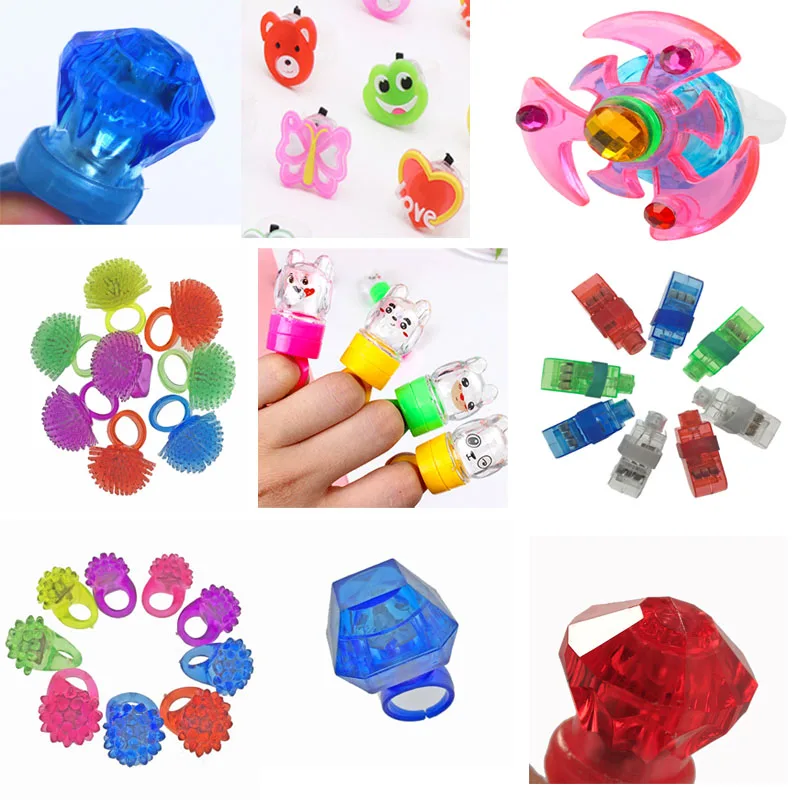 

36 шт. товары для вечеринок Мультяшные пальцы несколько стилей светодиодное кольцо лазерный луч сувениры подарки продажа для праздничного у...